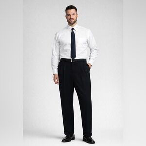 Elegant Black Men's Dress Pants